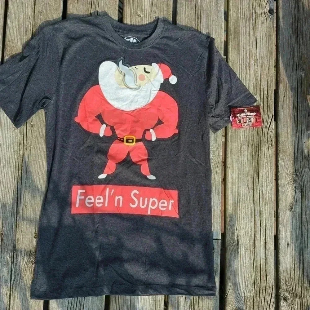 SuperSanta Tee with lights